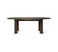 Ferm Living Table à manger Tarn 118.5x220 cm Bois de hêtre foncé teinté