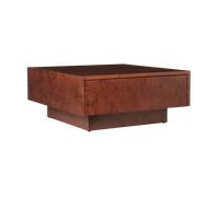 Ferm Living Table basse Burl storage 70x70 cm Dark stained burl