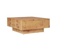 Ferm Living Table basse Burl storage 70x70 cm Natural