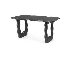 Ferm Living Table basse Dal Piece 100x50x47 cm Aluminium noir