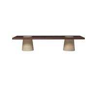 Ferm Living Table basse Grova Travertin. 155x55x34 m
