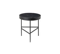 ferm LIVING Table basse medium Marble marbre noir H x Ø 45x40cm