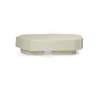 Ferm Living Table basse Staffa 163.5x82.4 cm Ivoire