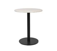 Ferm Living Table bistrot Mineral blanc. marbre bianco curia