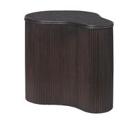 Ferm Living Table d'appoint Isola avec rangement Teint foncé