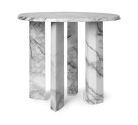 Ferm Living Table d'appoint Taula Ø54.4x45 cm White-charcoal