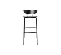 Ferm Living Tabouret de bar Herman - noir - Chêne - Hauteur d'assise 78 cm