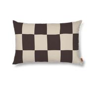 Ferm Living Taie Fold patchwork 40x60 cm Coffee-undyed