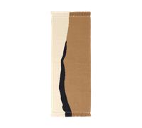 Ferm Living Tapis de couloir Soil Kelim Dark sand-off white. 70x180 cm