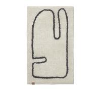 Ferm Living Tapis de salle de bain Lay 50x70 cm Off white-coffee