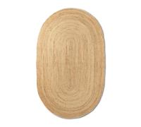 Ferm Living Tapis en jute oval Eternal small Natural
