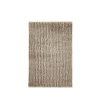 Ferm Living Tapis Noué Kami 120x180 Blanc cassé/Café