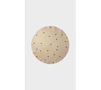 Ferm Living Tapis rond - points noirs - Ø 130 cm