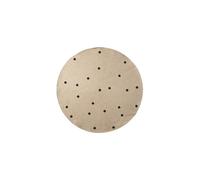 Ferm Living Tapis rond - points noirs - L Ø 100 cm