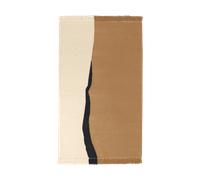 Ferm Living Tapis Soil Kelim Dark sand-off white. 140x200 cm