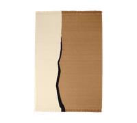 Ferm Living Tapis Soil Kelim Dark sand-off white. 170x240 cm