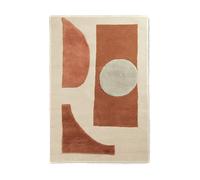 Ferm Living Tapis touffeté Bloco Blush-off white. 120x180 cm