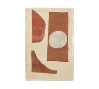 Ferm Living Tapis touffeté Bloco Blush-off white. 80x120 cm