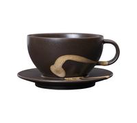 Ferm Living Tasse avec soucoupe Koyo 36 ark brown-buff