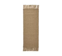 Ferm Living Udo tapis Tan-noir. 80x200 cm