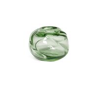 FERM LIVING Vase Water Swirl 16cm Rond vert