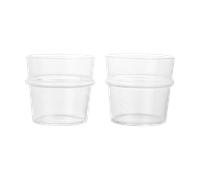 Ferm Living Verre à boire bas Boya 30 cl lot de 2 Clear