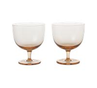 ferm LIVING Set de 2 verres d'eau Host blush lxHxP 23x13x8,5cm