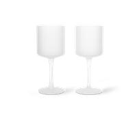 Set de 2 verres á vin blanc Ripple HxØ 16.8x7.2cm