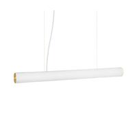 Ferm Living Vuelta lampe suspendue II - white/brass - 100cm