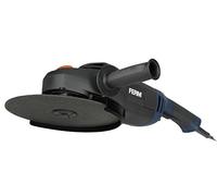 FERM Meuleuse d'angle 250W - 230mm - Interrupteur de sécurité - Verrouillage de broche - Soft start - Poignée latérale réglable - Câble 3 mètres