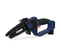 FERM Mini Tronçonneuse Sans Fil - 12V - AX-POWER - Longueur de Coupe 12,5 cm, Légère & Sécurisée - Batterie 1.5Ah Incluse