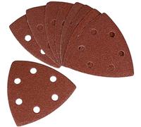 Ferm Papier abrasif G120 pour ponceuse delta et outil multifonctions - 10 pièces