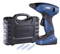FERM Pistolet à colle 7.2V - 1.5Ah, chargeur rapide - Anti-goutte, 8 bâtons de colle inclus