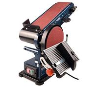 Ferm Ponceuse Stationnaire - 350W - 150mm - avec 2 Bandes abrasives (P80 et P120) et 2 disques abrasifs (P80 et P120)