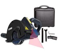 FERM Rainureuse 1700W 125mm - Laser - Incl. 2 lames diamant et adaptateur d'aspirateur