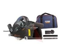 FERM Rainureuse 1650W 150mm, Laser - Incl. 2 Lames Diamant et Adaptateur D'aspirateur