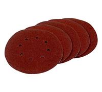 FERM Set de 5 papiers abrasifs 180mm, pour polisseuse