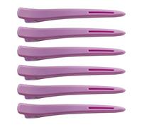 Fermagli per capelli sezionati, Fermagli per capelli a becco d', clip colorate per tagliare i capelli | Lot de 6 fermagli par banconote portatili, par acconciature par donne e ragazze