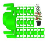 Fermapiante - 20 Pezzi Clip di Supporto per Piante | Morsetti Regolabili per e | per Pomodori, Orchidee, Pothos, Ortaggi, Aiuole, Serra, Giardino Interno Ed Esterno, Coltivazione