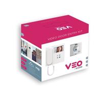 Fermax Kit vidéophone VEO VDS 1 ligne, Système d'interphone vidéo, 4.3 pouces, Plastique, 1 pièce