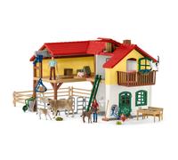 Ferme avec étable et animaux