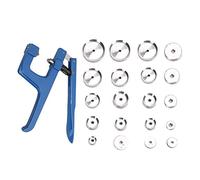 Ferme-cas de montre avec 20 matrices de pressage à lunette ronde, ensemble d’outils de pressage professionnel pour la réparation de montres par les horlogers, construction en métal