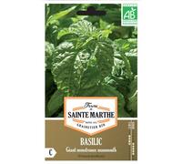 FERME DE SAINTE MARTHE-Graines de basilic géant mammouth bio Ferme de Sainte Marthe - graines à semer