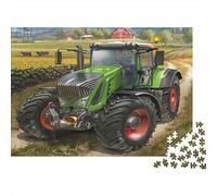 Ferme de tracteurs Verts 1000 Pièce Carton Extra Épais Puzzle Classique Collecteurs Impossible Difficile Défi du Jeu Éducatif 70x50cm/1000pcs