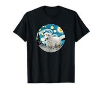 Ferme d'élevage de moutons - Style nuit étoilée Van Gogh T-Shirt