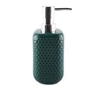 Ferme Distributeur de savon en céramique 12Oz/350Ml, Lotions rechargeables, distributeur de savon pour les mains avec pompe, distributeurs de Lotion pour cuisine et salle de bains Bouteille à pompe