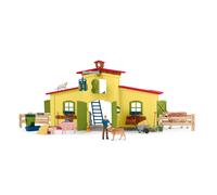 Schleich Coffret ferme éducative 42605 Farm World – 92 pièces avec animaux et accessoires