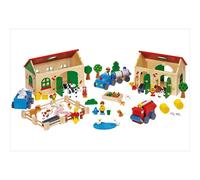 Ferme en bois jouet goki