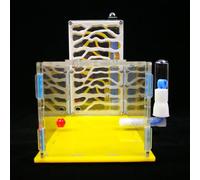 Ferme, Ferms Ferms Formes for Kids Formicarium avec Colony Colony Farm Castle for DIY Farm Aliteding Area (Yellow)