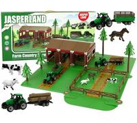 Ferme Grange Logement des animaux Ferme Deux tracteurs